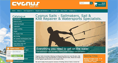 Desktop Screenshot of cygnus-sails.com